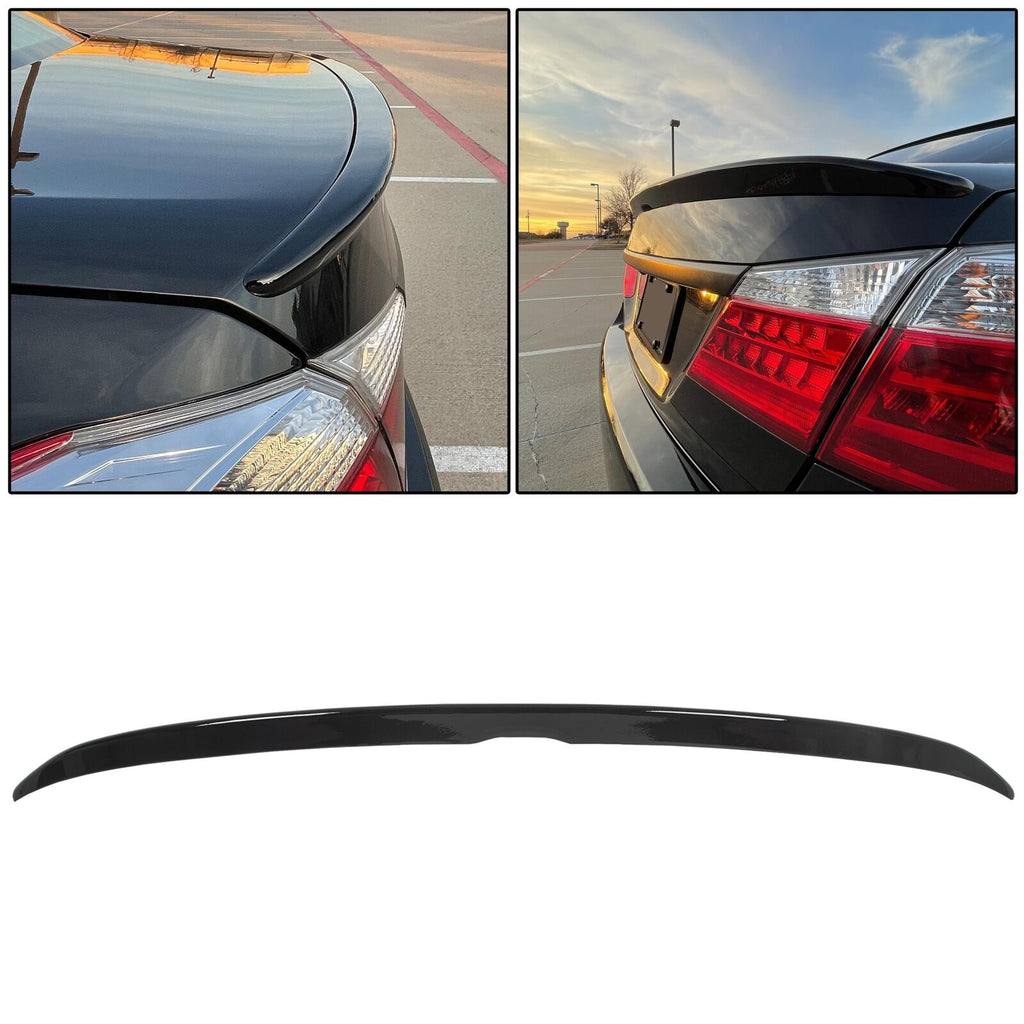 BRAND NEW 2013-2017 Honda Accord 4DR Sedan Glossy Black Sport Trunk Spoiler Lid Wing