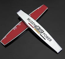 Load image into Gallery viewer, BRAND NEW UNIVERSAL 2PCS MUGEN POWER 3D METAL EMBLEM BADGE STICKER