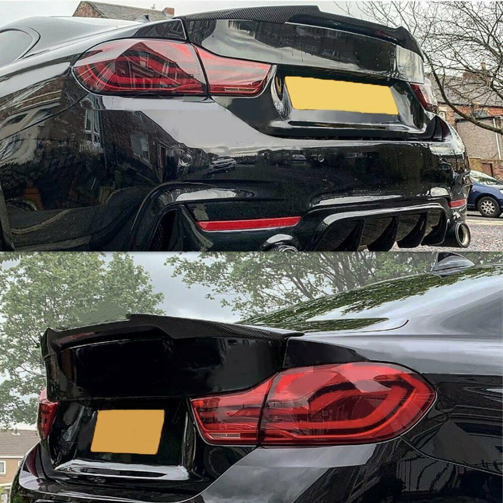 Brand New Real Carbon Fiber Trunk Lip Spoiler Wing Fits 2013-2020 BMW F32 4-Series Coupe