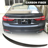 Brand New Real Carbon Fiber Trunk Spoiler Wing P Style For 16-21 BMW 7-Series G11 G12 4DR