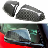 Brand New Real Carbon Fiber Car Side Mirror Cover Caps For 2020-2024 Toyota Supra A90