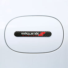 Load image into Gallery viewer, Brand New 2PCS Skunk2 Real Carbon Fiber Black Car Trunk Side Fenders Door Badge Scratch Guard Sticker