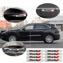 Load image into Gallery viewer, Brand New 8PCS Skunk2 Real Carbon Fiber Silver Car Trunk Side Fenders Door Badge Scratch Guard Sticker