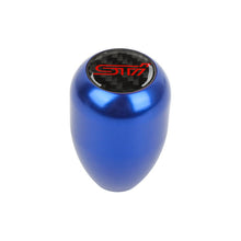 Load image into Gallery viewer, Brand New JDM Universal STI Carbon Fiber Sticker Aluminum Manual Gear Stick Blue Shift Knob Shifter M8 M10 M12