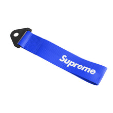 Load image into Gallery viewer, Brand New Supreme Race High Strength Blue Tow Towing Strap Hook For Front / REAR BUMPER JDM