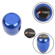 Load image into Gallery viewer, Brand New JDM Universal TRD Black Sticker Aluminum Manual Gear Stick Blue Shift Knob Shifter M8 M10 M12