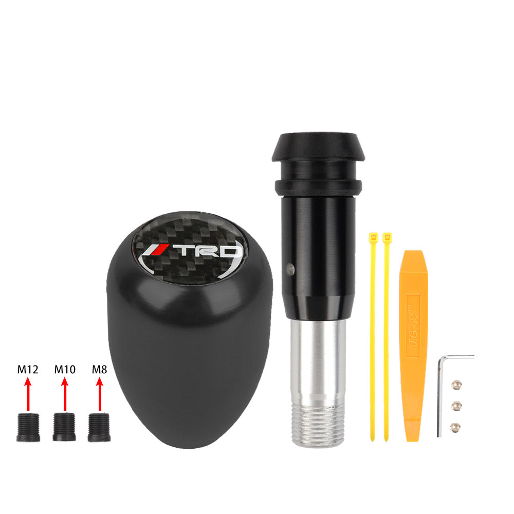 Brand New TRD Black Aluminum Automatic Transmission Car Gear Shift Knob Shifter level