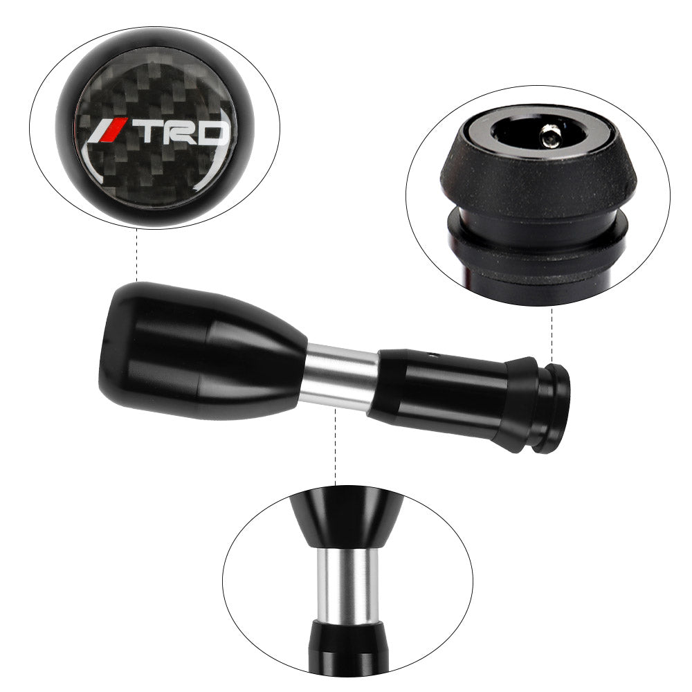 Brand New TRD Black Aluminum Automatic Transmission Car Gear Shift Knob Shifter level