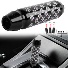 Load image into Gallery viewer, Brand New Sakura Flowers Universal Real Carbon Fiber Black Aluminum Automatic Transmission Racing Gear Shift Knob