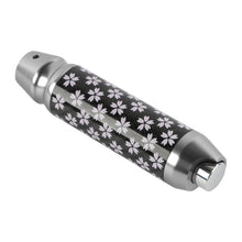 Load image into Gallery viewer, Brand New Sakura Flowers Universal Real Carbon Fiber Silver Aluminum Automatic Transmission Racing Gear Shift Knob