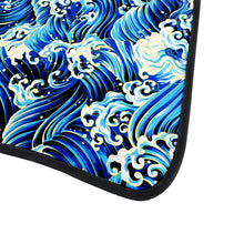 Load image into Gallery viewer, Brand New 4PCS UNIVERSAL SAKURA WAVE Racing Fabric Car Floor Mats Interior Carpets