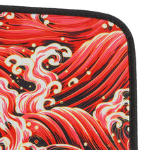 Load image into Gallery viewer, Brand New Universal 4PCS SAKURA WAVE Racing Red Fabric Car Floor Mats Interior Carpets