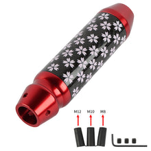 Load image into Gallery viewer, Brand New Sakura Flower Universal Real Carbon Fiber Red Aluminum Automatic Transmission Racing Gear Shift Knob