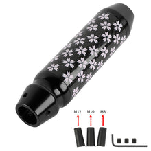 Load image into Gallery viewer, Brand New Sakura Flowers Universal Real Carbon Fiber Black Aluminum Automatic Transmission Racing Gear Shift Knob